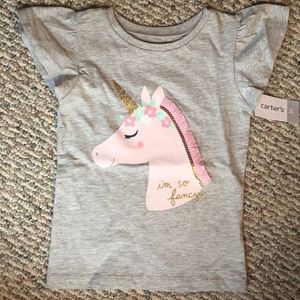 ✨NWT✨Carter's 5T unicorn shirt